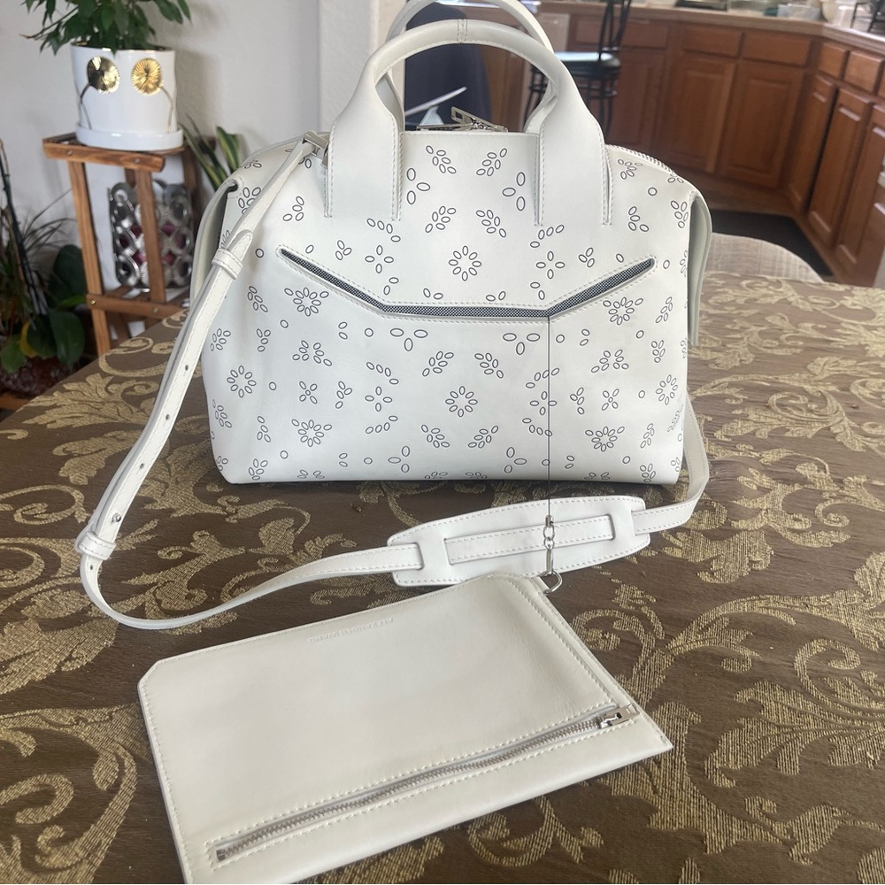 Alexander Wang White Patterned Satchel - image 5